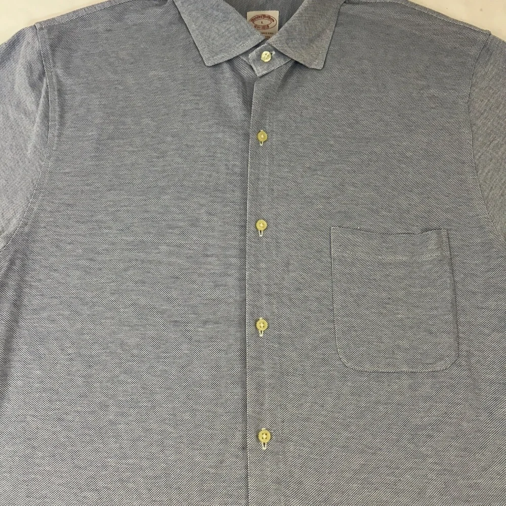 Brooks Brothers 1818 Performance‎ Knit Slim Tall Shirt Men